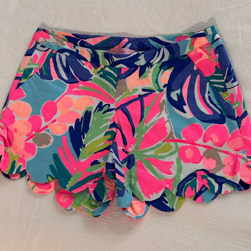 Lilly Pulitzer Magnolia Short Multi Exotic Garden